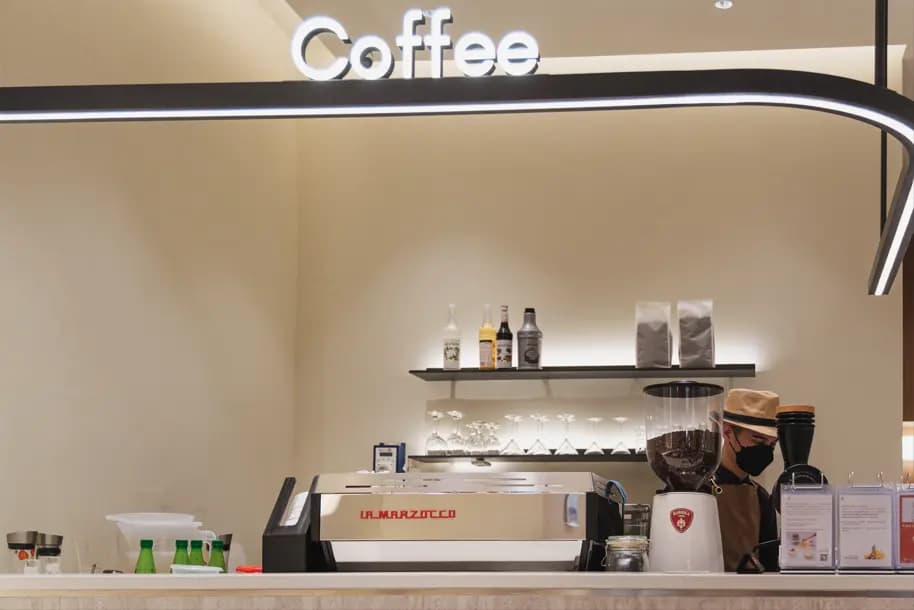 JP&Co coffee counter