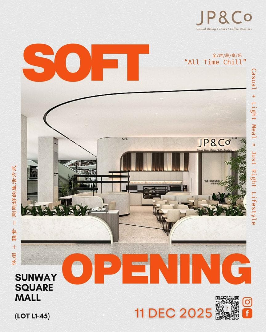 JP&Co’s Fourth Outlet is Now Open at Sunway Square Mall!
